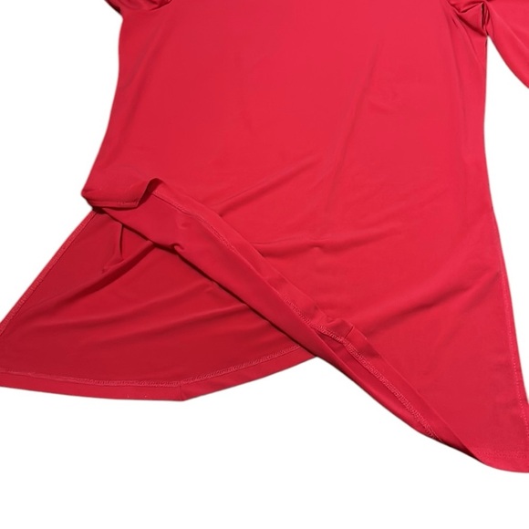 CLEO  vtg blouse,women MP,made in 🇨🇦, vtg,metal grommets,asymmetrical hem,career - Picture 12 of 12